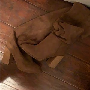 VICI over the knee booties.